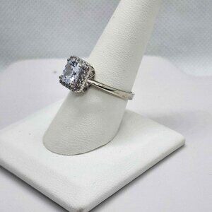 Brand New Sterling Silver 925 Square Design Ring – Elegant & Modern